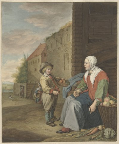La marchande de légumes - Benjamin Wolff