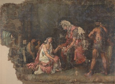 Sophonisba agenouillée devant Masinissa, reine de Numidie - Benjamin Wolff
