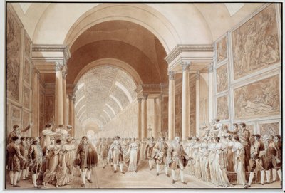 Vue du cortège nuptial de Napoléon Ier (1769-1821) avec l