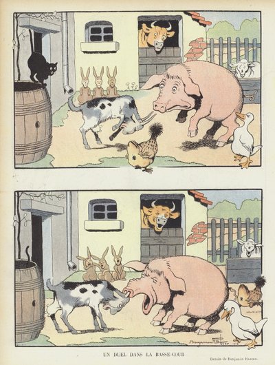 Illustration pour Le Rire - Benjamin Rabier
