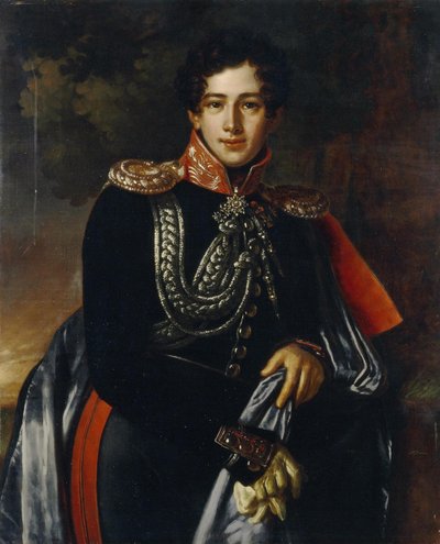Portrait du comte Nikolay Alexandrovich Samoylov 1800-1842, vers 1825 - Benois Charles Mitoire
