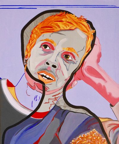 La Nef des fous : Yohan, 2020 (oil on canvas) - Benoit Erwann Boucherot