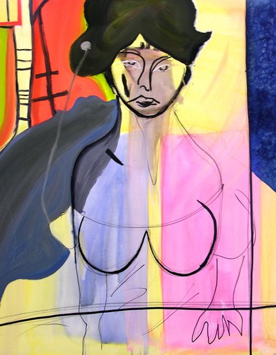 Miss N. 1, 2000 (huile sur toile) - Benoit Erwann Boucherot