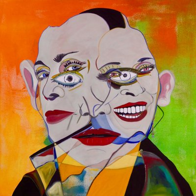 Mythe 4, 2021 (huile et acrylique sur toile) - Benoit Erwann Boucherot