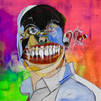 Mythe 8, 2021 (huile et acrylique sur toile) - Benoit Erwann Boucherot