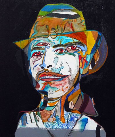 Surportrait : Marcos Alejandro Rosas Jassan, 2014 (huile sur toile) - Benoit Erwann Boucherot