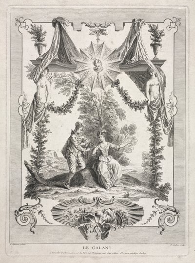 Le galant - Benoit II Audran