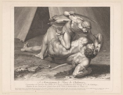 David décapite Goliath - Benoît Audran (I)
