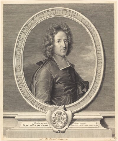 J.P. Bignon - Benoît Audran I after Joseph Vivien