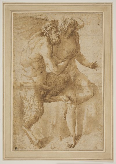 Deux figures féminines, avec des symboles de poésie et de musique - Benoît Le Coffre