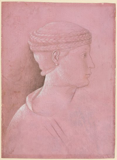 Buste de femme (recto) - Benozzo Gozzoli