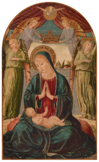 Madone et enfant avec anges - Benozzo Gozzoli