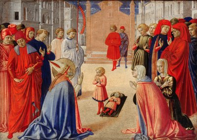 Saint Zénobe ressuscite un garçon, 1462 - Benozzo Gozzoli