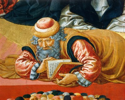 Philosophe arabe Averroès (détail) - Benozzo di Lese di Sandro Gozzoli
