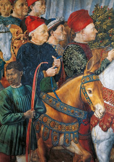 Cosimo il Vecchio, détail - Benozzo di Lese di Sandro Gozzoli