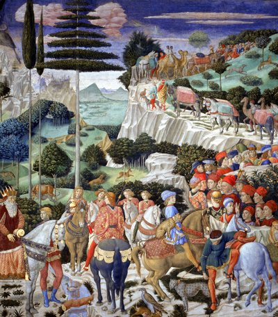 Procession du roi le plus ancien, 1459-60 - Benozzo di Lese di Sandro Gozzoli
