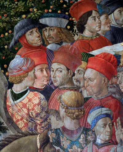 Le voyage des mages (détail) - Benozzo di Lese di Sandro Gozzoli