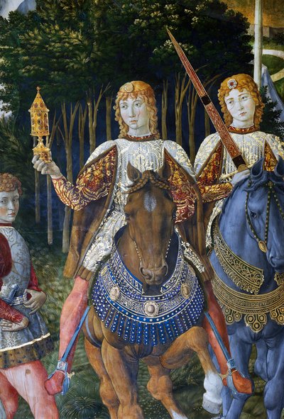 La Procession des Mages (détail) - Benozzo di Lese di Sandro Gozzoli