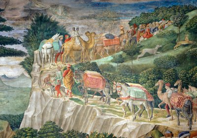 La cavalcade des Mages - Benozzo di Lese di Sandro Gozzoli