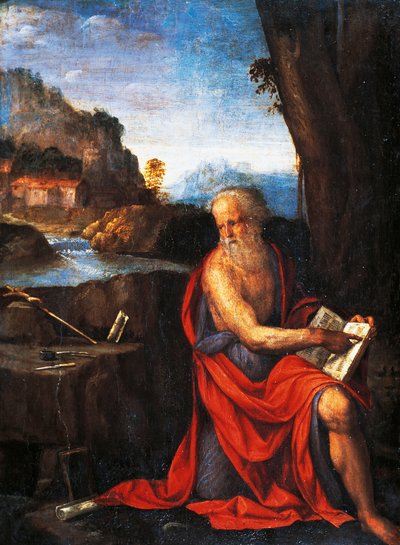 Saint Jérôme - Benvenuto Tisi da Garofalo