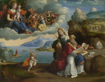 La vision de Saint Augustin, vers 1520 - Benvenuto Tisi da Garofalo