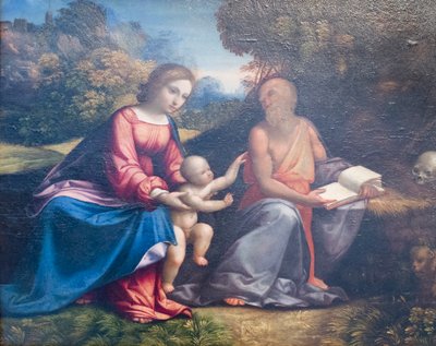 Vierge avec Enfant et saint Jérôme - Benvenuto Tisi da Garofalo