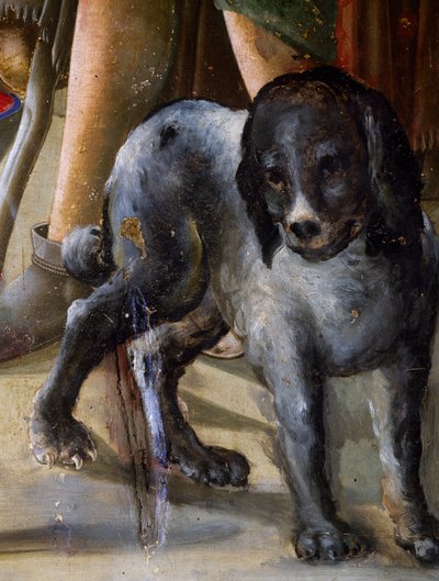 Chien (détail) - Benvenuto di Giovanni