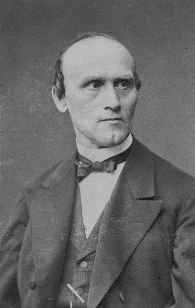 Portrait du compositeur Friedrich Kiel, 1821-1885 - Berlin . Photo studio Schaarwächter