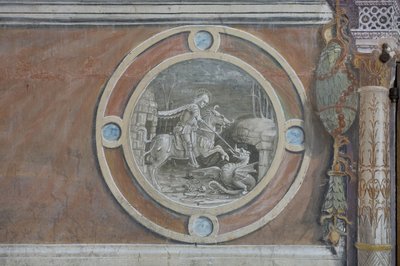 Saint Georges tuant le dragon - Bernadino Zenale