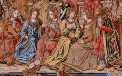 Série Les Honneurs. Honneur. Deuxième tapisserie de la série - Bernaert van (circle of) Orley
