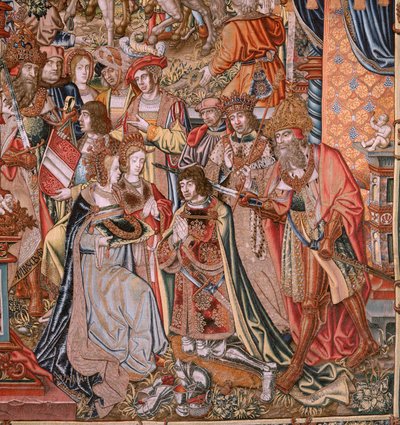 Série Les Honneurs. Noblesse. Quatrième tapisserie de la série - Bernaert van (circle of) Orley