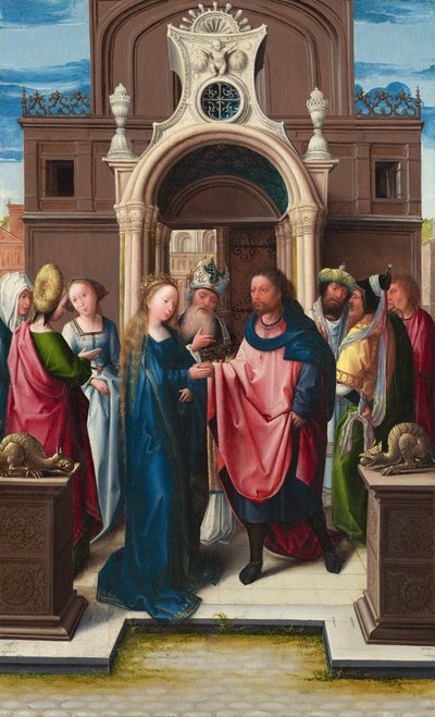 Le Mariage de la Vierge, vers 1513. - Bernaert van Orley