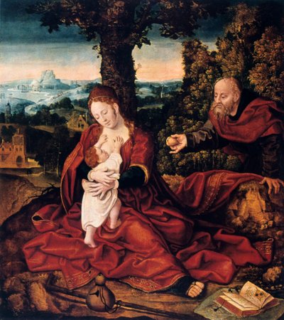 Le Repos pendant la fuite en Égypte, XVIe siècle - Bernard van Orley