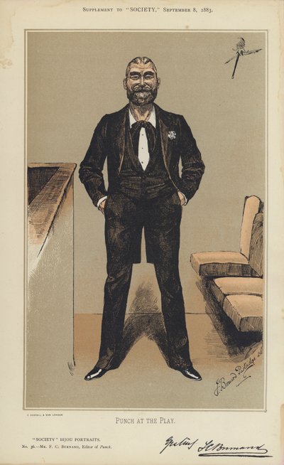 M. F C Burnand, Rédacteur en chef de Punch - Bernard (after) Partridge