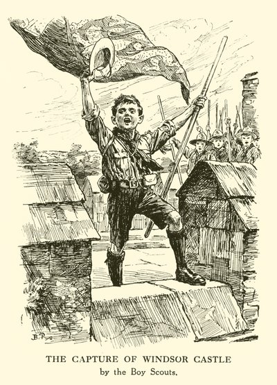 La Capture du Château de Windsor - Bernard (after) Partridge