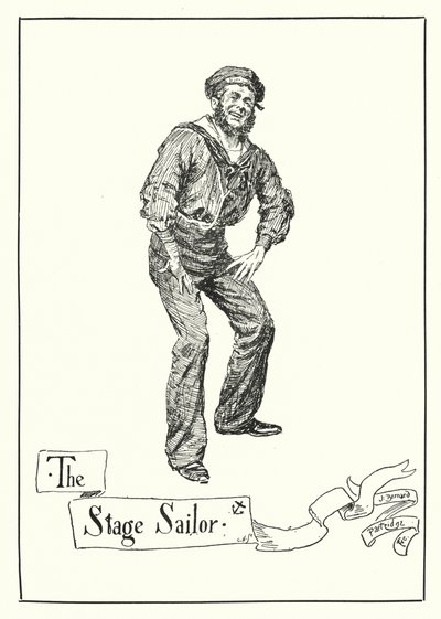 Le marin de scène (gravure) - Bernard (after) Partridge