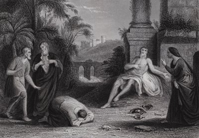 Le Seigneur a donné et le Seigneur a repris, béni soit le nom du Seigneur - Bernard (after) Picart