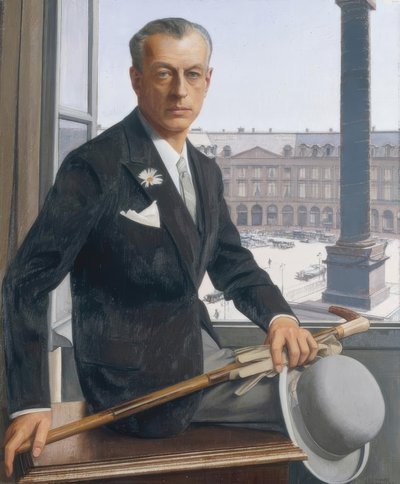 Autoportrait à la place Vendôme - Bernard Boutet de Monvel