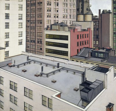 Toits de New York, c.1930 - Bernard Boutet de Monvel