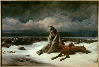 Retraite de Russie (1812). Peinture de Bernard Edouard Swebach (1800-1870) - Bernard Edouard Swebach