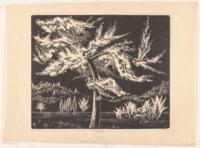 Pommier en fleurs - Bernard Essers (signed by artist)