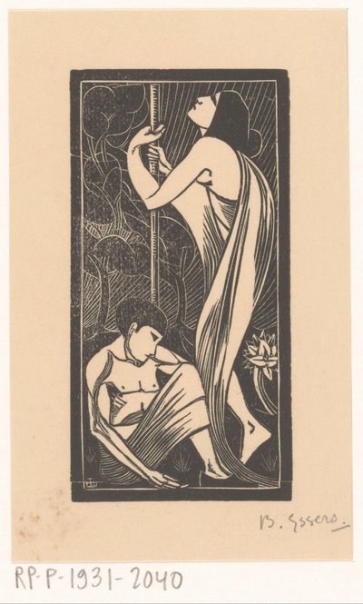 Nuit - Bernard Essers (signed by artist)