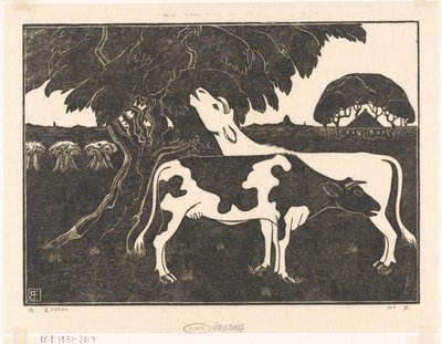Deux vaches près d