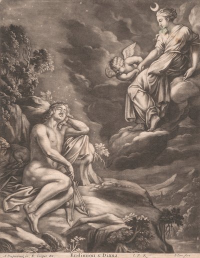 Endymion et Diane - Bernard Lens