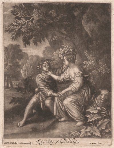 Lycidas et Phillis - Bernard Lens