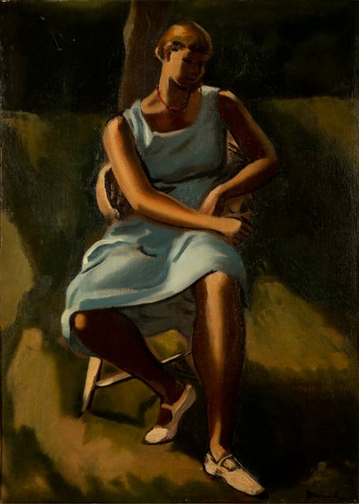 Femme assise - Bernard Meninsky
