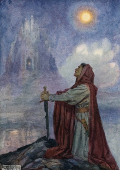 Scène de Rabbi Ben Ezra par Robert Browning - Bernard Partridge