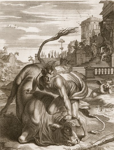 Achélous sous la forme d