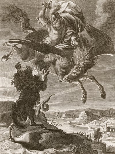 Bellérophon combat la Chimère - Bernard Picart