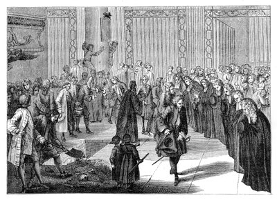 Enterrement dans une église - Bernard Picart